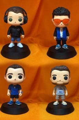 Miniaturas personalizadas de funcionários