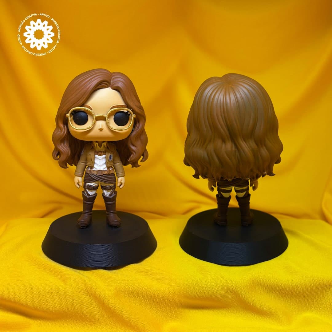 Pop personalizado com tema de anime